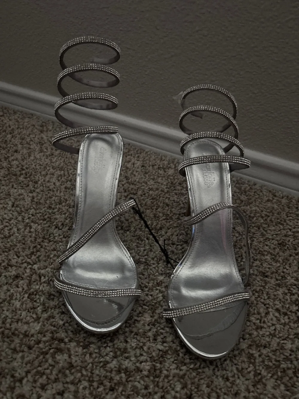 Silver heels